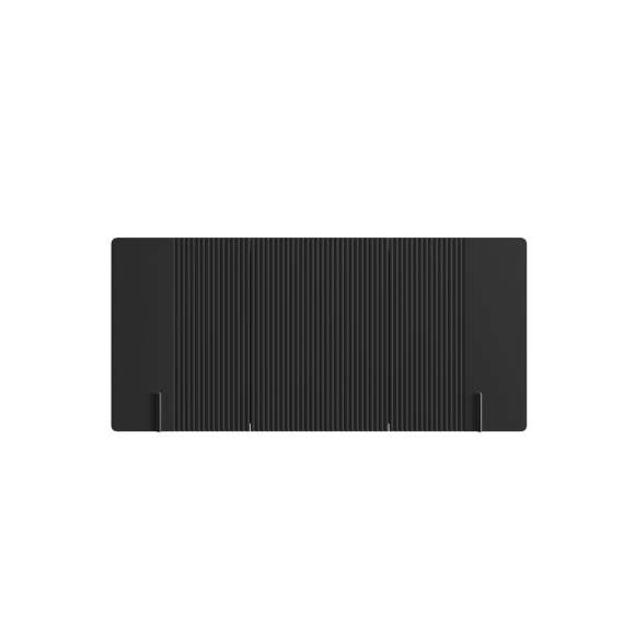 Vegghengt skjenk Malmi - 150x87 cm - sort - 3 dører