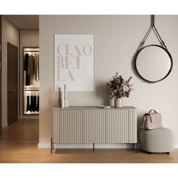 Skjenk VERA 150x80cm - cashmere - 3 dører