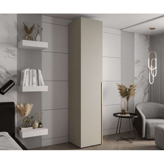 Garderobeskap Inova 1- 50x237 cm - cashmere - 1 dør