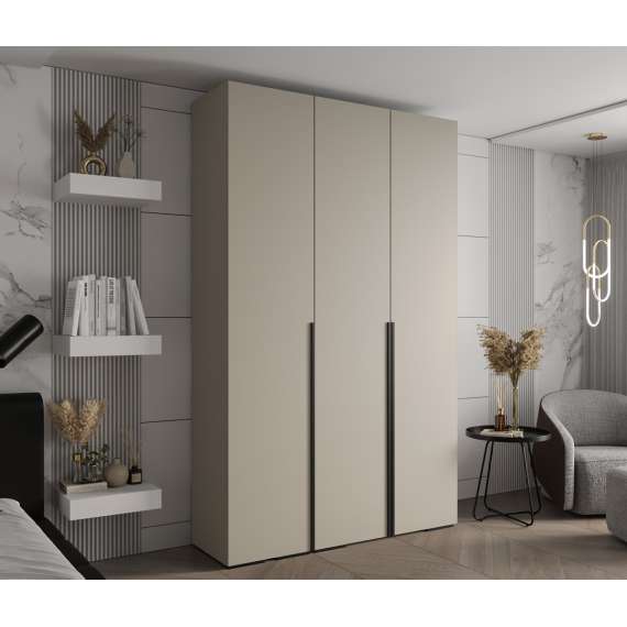 Garderobeskap Inova 1- 150x237 cm - cashmere - 3 dører