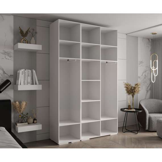 Garderobeskap Inova 1- 150x237 cm - cashmere - 3 dører