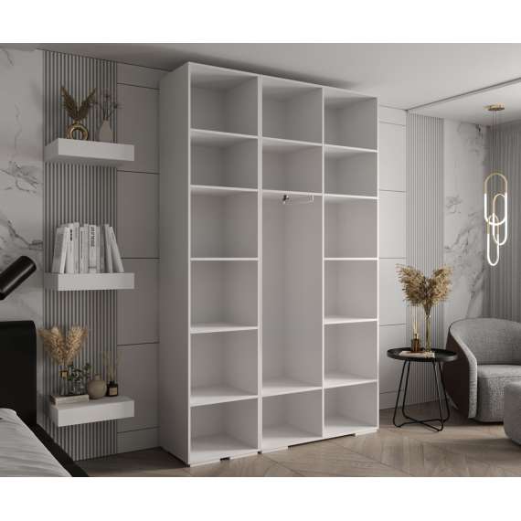 Garderobeskap Inova 1- 150x237 cm - cashmere - 3 dører