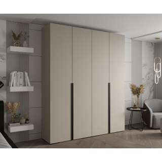 Garderobeskap Inova 1- 200x237 cm - cashmere - 4 dører