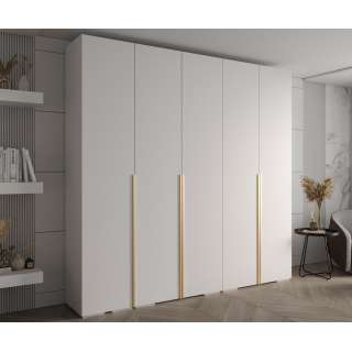Garderobeskap Inova 1- 250x237 cm - hvit - 5 dører