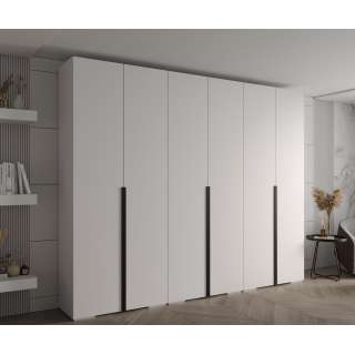 Garderobeskap Inova 1- 300x237 cm - hvit matt - 6 dører