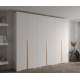 Garderobeskap Inova 1- 300x237 cm - hvit matt - 6 dører
