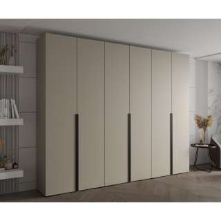 Garderobeskap Inova 1- 300x237 cm - cashmere - 6 dører