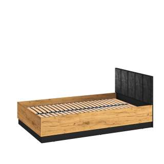 Seng Colt 120x200 cm - eik craft gold - svart matt