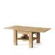 Sofabord CLEO - 75-150x75 cm - eik artisan - hev/senk