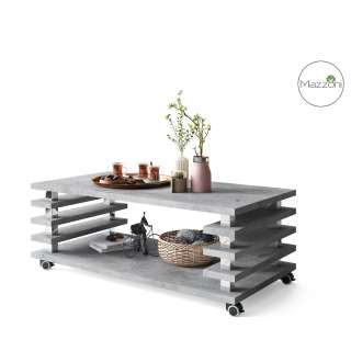 Sofabord PORTO - 120x60 cm - betong - spiler