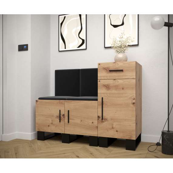 Entresett ARTIN 18 -126x95 cm - eik artisan