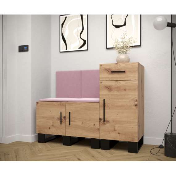 Entresett ARTIN 18 -126x95 cm - eik artisan