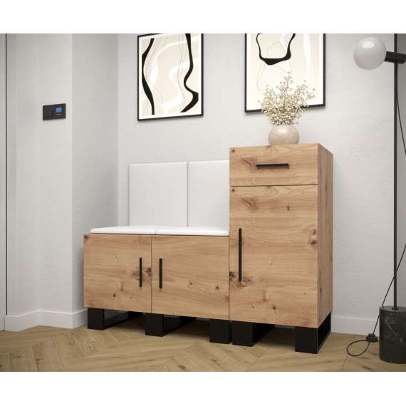 Entresett ARTIN 18 -126x95 cm - eik artisan