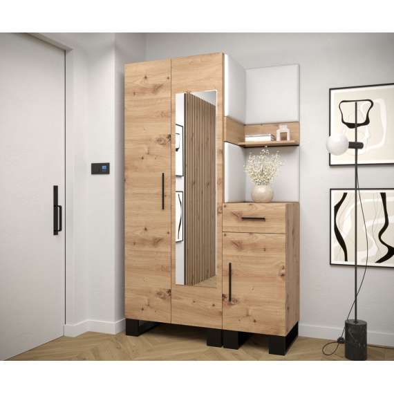 Entresett ARTIN 16 -116x196 cm - eik artisan - polstred panel