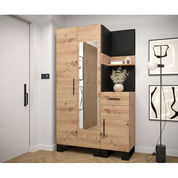 Entresett ARTIN 16 -116x196 cm - eik artisan - polstred panel