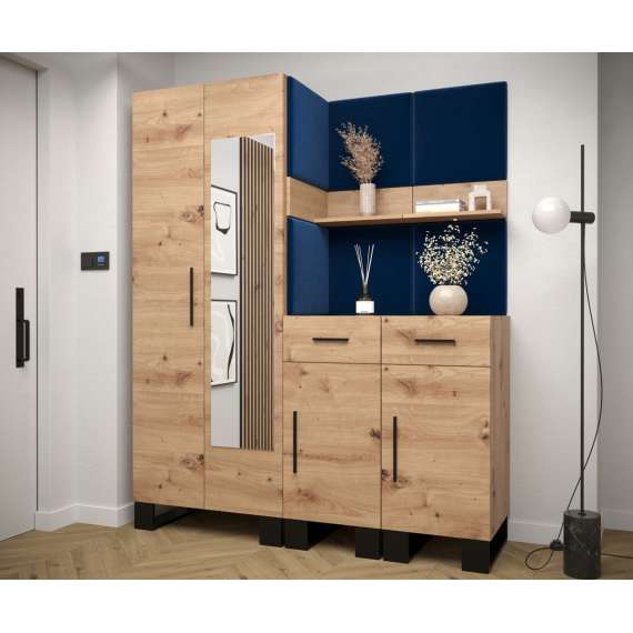 Entresett ARTIN 15 -158x196 cm - eik artisan - polstred panel