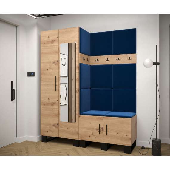 Entresett ARTIN 14 -158x196 cm - eik artisan - polstred panel