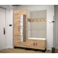 Entresett ARTIN 14 -158x196 cm - eik artisan - polstred panel