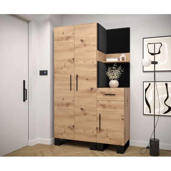 Entresett ARTIN 6 -116x196 cm - eik artisan - polstred panel