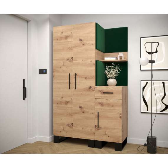 Entresett ARTIN 6 -116x196 cm - eik artisan - polstred panel