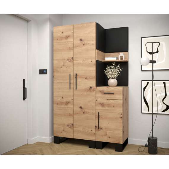 Entresett ARTIN 6 -116x196 cm - eik artisan - polstred panel