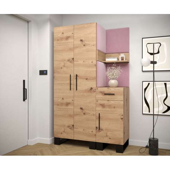 Entresett ARTIN 6 -116x196 cm - eik artisan - polstred panel