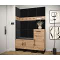 Entresett ARTIN 10 - 126x196 cm - eik artisan - polstred panel