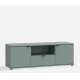 Tv-benk GANY - 130x44 cm - mynte - 2 dører - 1 skuff