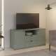 Tv-benk GANY - 130x63 cm - mynte - 2 dører - 2 skuffer