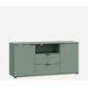Tv-benk GANY - 130x63 cm - mynte - 2 dører - 2 skuffer