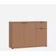 Skjenk GANY - 120x82 cm - terrakota - 3 dører - 2 skuffer