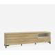 Tv-benk GALAC - 183x50 cm - 3 skuffer - eik mauvella - beige sand