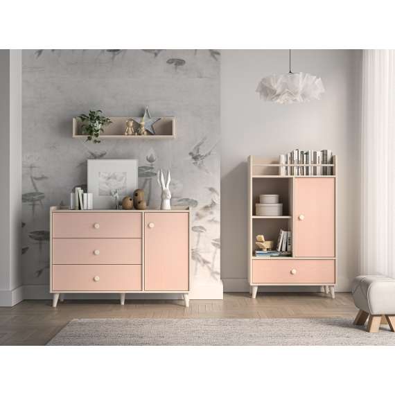 Vegghylle MEVEL 120x20 cm - ørkensand