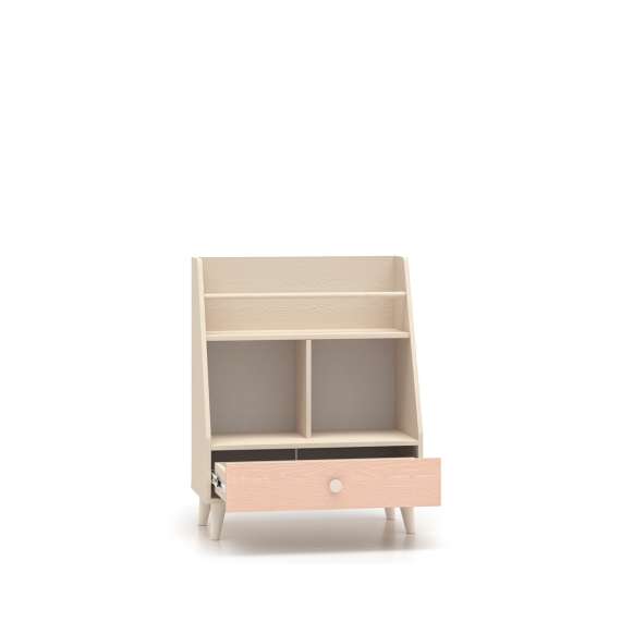 Reol MEVEL - 72x90 cm - ørkensand - pink millenial -1 skuff