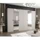 Garderobeskap PARMA 2 - 300x202 cm - cashmere - 6 dører - speil