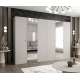Garderobeskap PARMA 2 - 300x202 cm - cashmere - 6 dører - speil