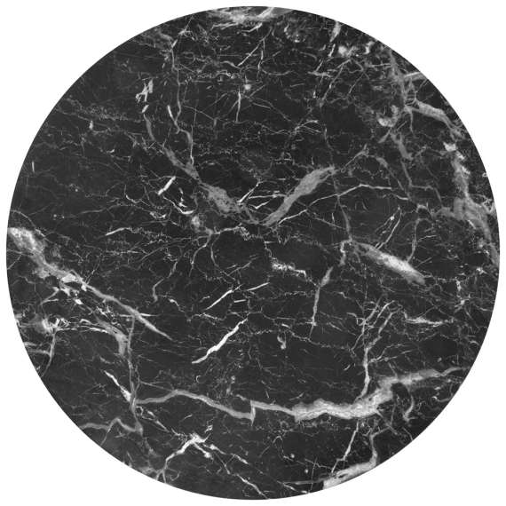 Bordsett JAVA - 2 stk - svart marmor imitasjon