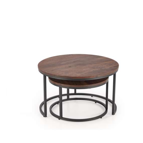 Bordsett JAVA - 2 stk - valnøtt