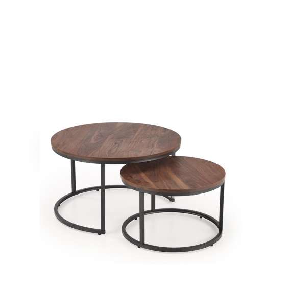 Bordsett JAVA - 2 stk - valnøtt