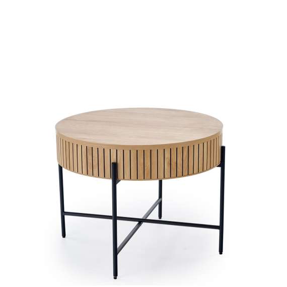 Bordsett DANTE - 2 stk - eik - oppbevaringsplass