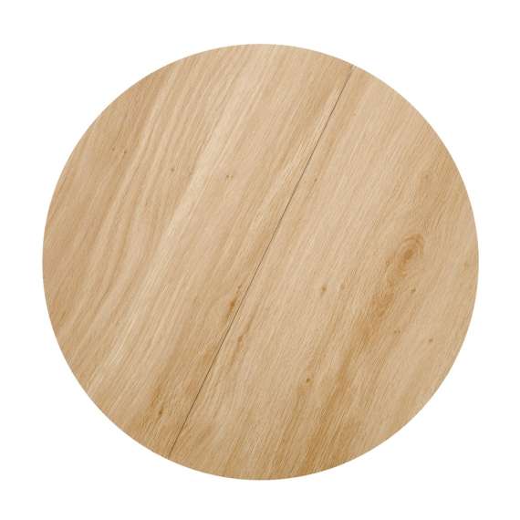 Bordsett DANTE - 2 stk - eik - oppbevaringsplass