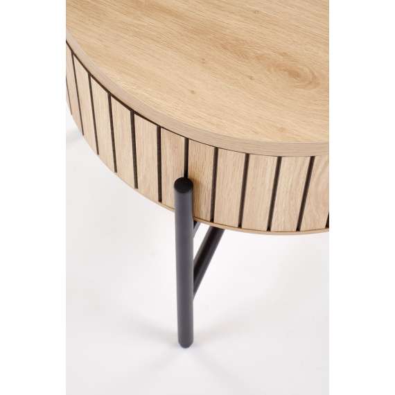 Bordsett DANTE - 2 stk - eik - oppbevaringsplass