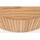 Sofabord WOODE - Ø80 cm - naturlig eik
