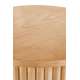 Sofabord WOODE - Ø80 cm - naturlig eik
