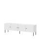 Tv-benk PALAZZO NEW 200x60cm - hvit matt - 4 dører