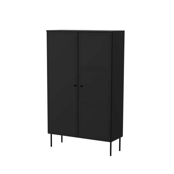 Skap PALAZZO NEW 100x166cm - svart matt - 2 dører