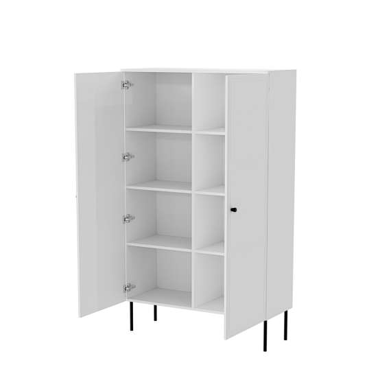 Skap PALAZZO NEW 100x166cm - hvit matt - 2 dører