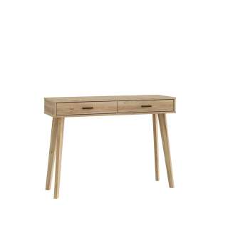 Sminkebord FORMS 103x35 cm - eik mauvela - 2 skuffer