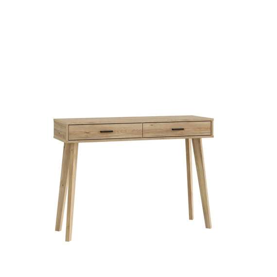 Sminkebord FORMS 103x35 cm - eik mauvela - 2 skuffer