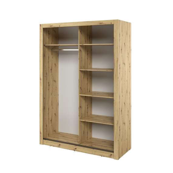 Garderobeskap Arti 150x215 cm - eik artisan